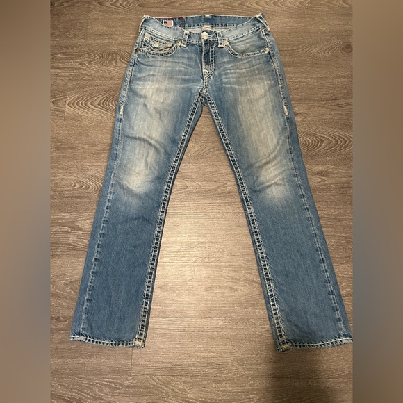 Distressed Blue True Religion Jeans - Picture 2 of 11